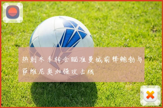 热刺冬季转会瞄准曼城前锋鲍勃与萨维尼奥加强攻击线